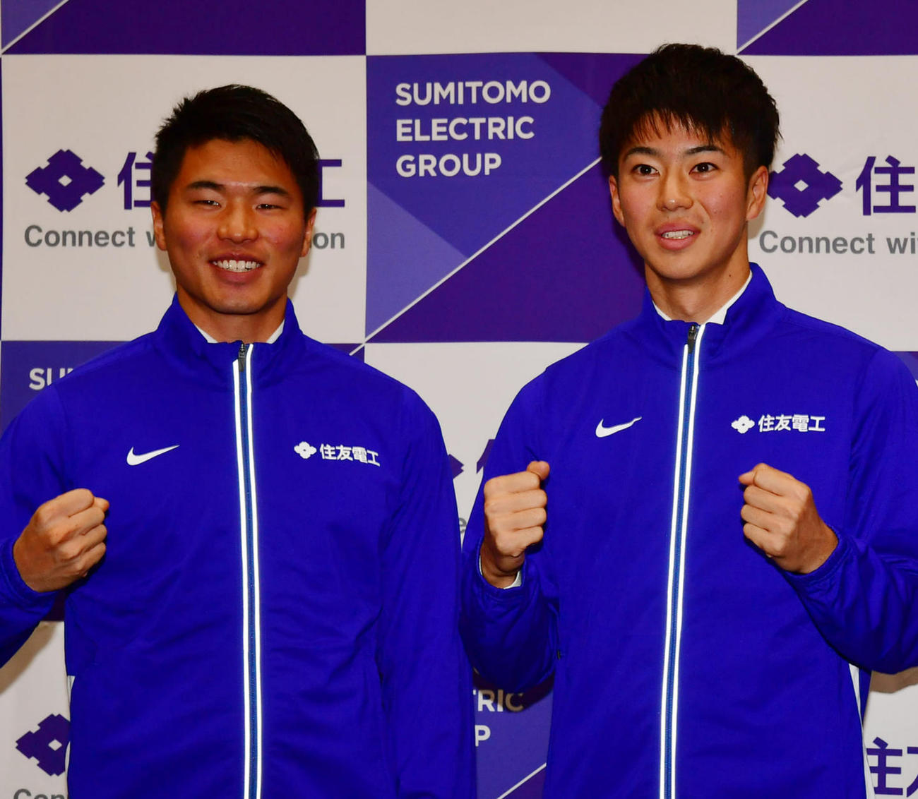 多田修平（右）と小池祐貴（2018年12月6日撮影）