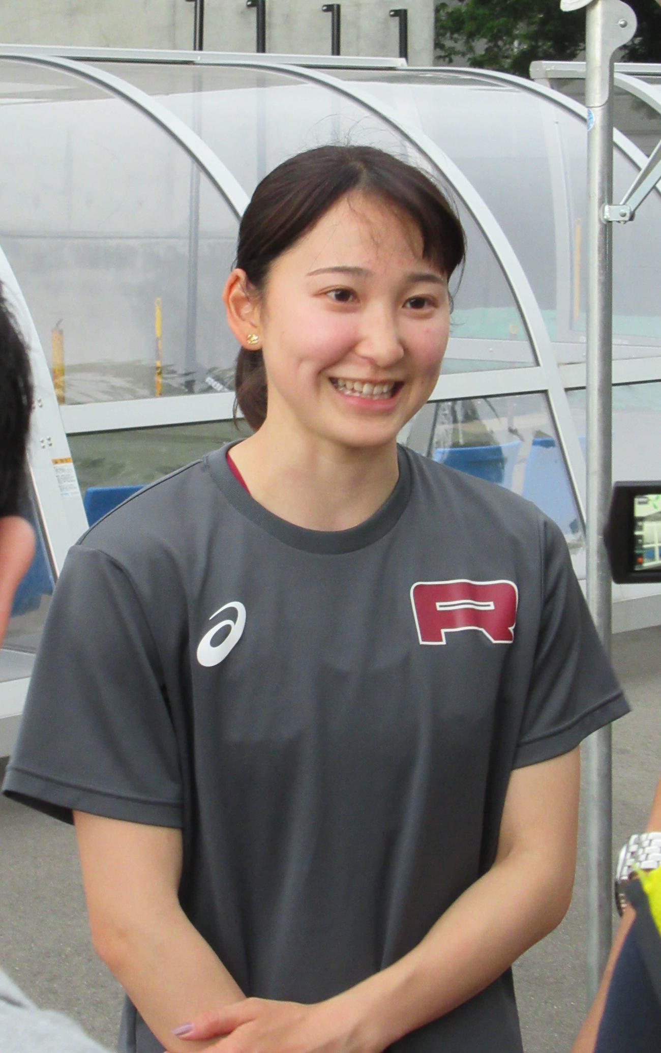 立命大4年の壱岐あいこは、関西学生対校選手権で100メートル、400メートルリレーの2冠を達成した（撮影・益田一弘）