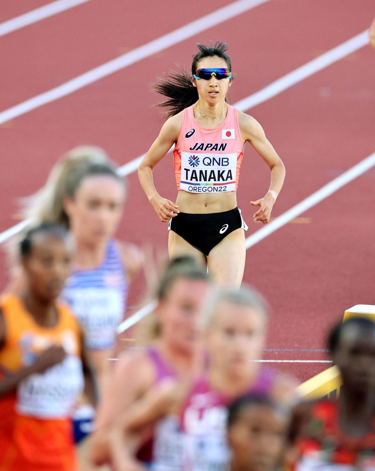 女子5000メートル決勝で12位だった田中希実＝（代表撮影）