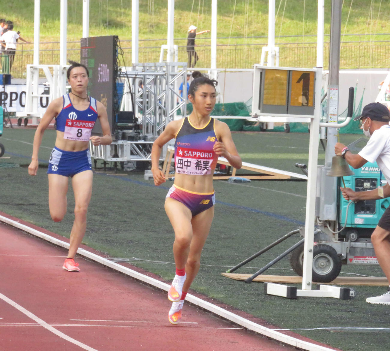 トワイライトゲームスで女子800メートルに出場した田中希実