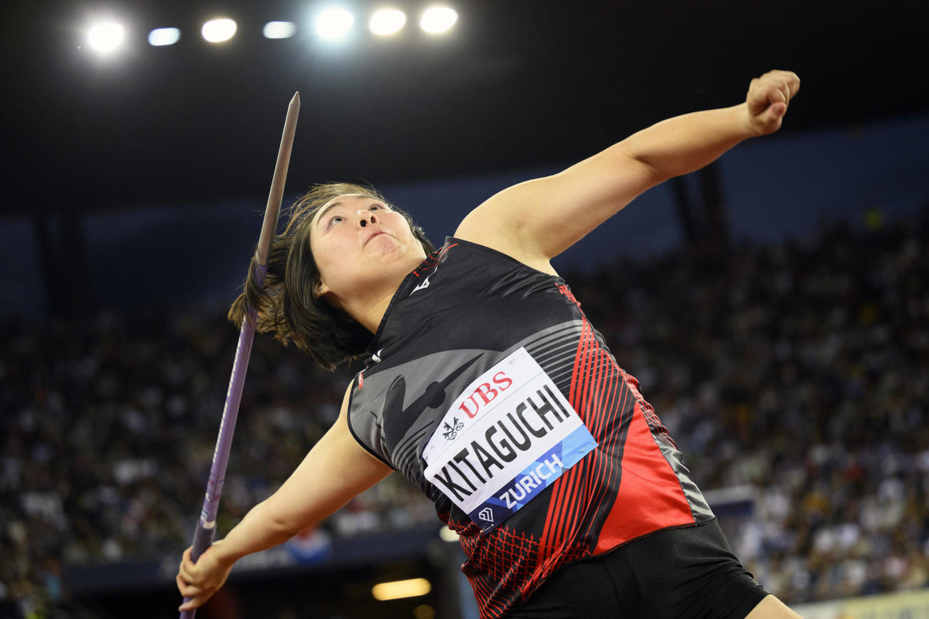 ダイヤモンドリーグ・ファイナル　女子やり投げで3位になった北口榛花（AP）