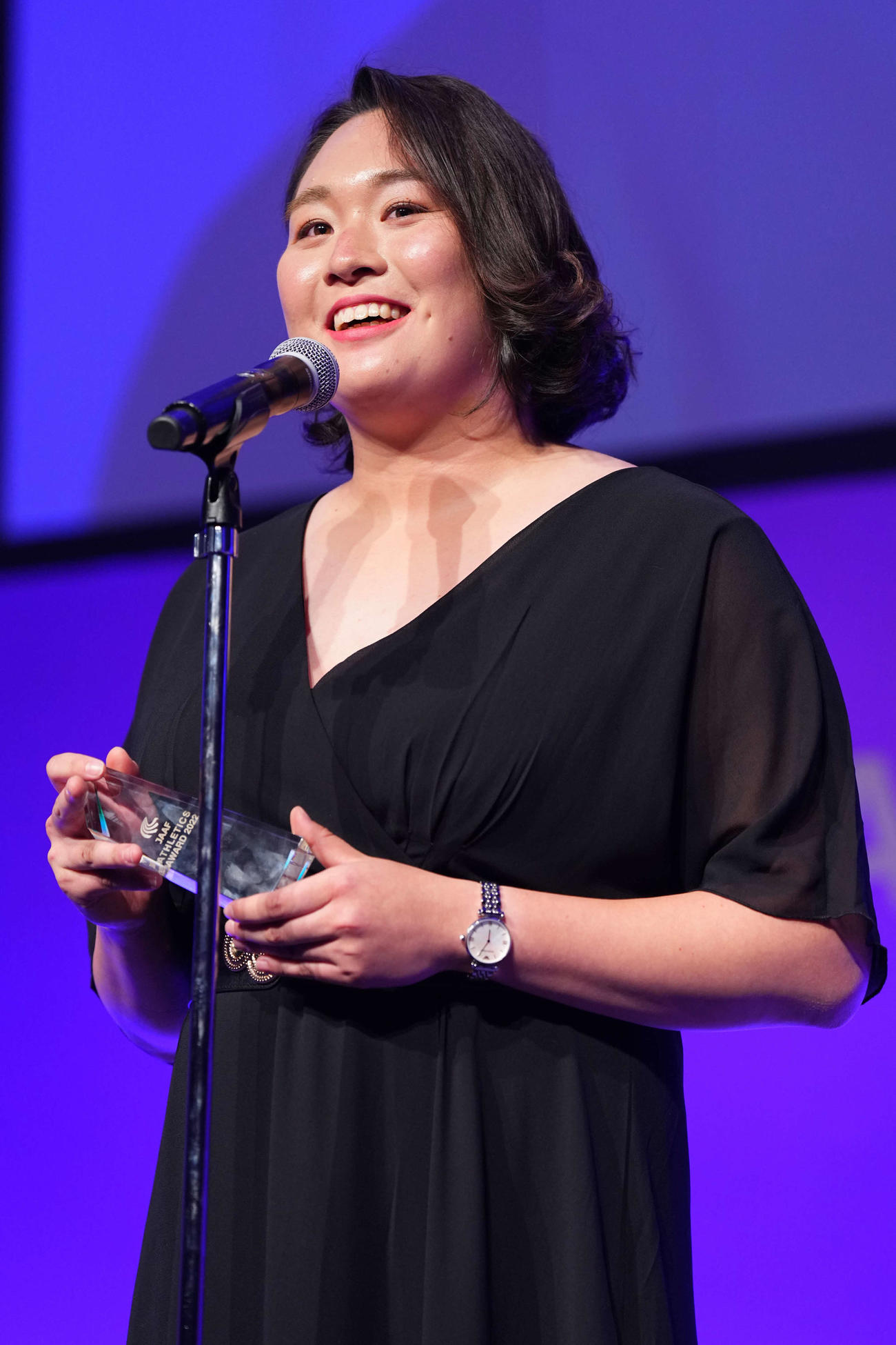 優秀選手賞を受賞した北口（代表撮影）