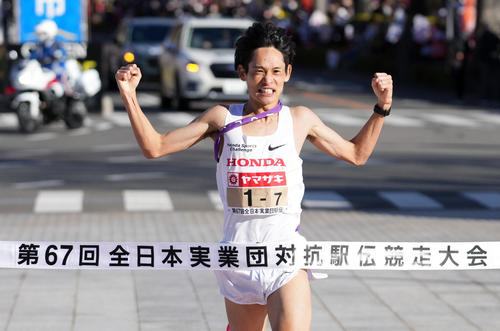 7区、木村慎がゴールし連覇を達成したHonda（撮影・横山健太）