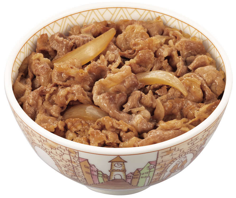 すき家の牛丼（ゼンショー提供）