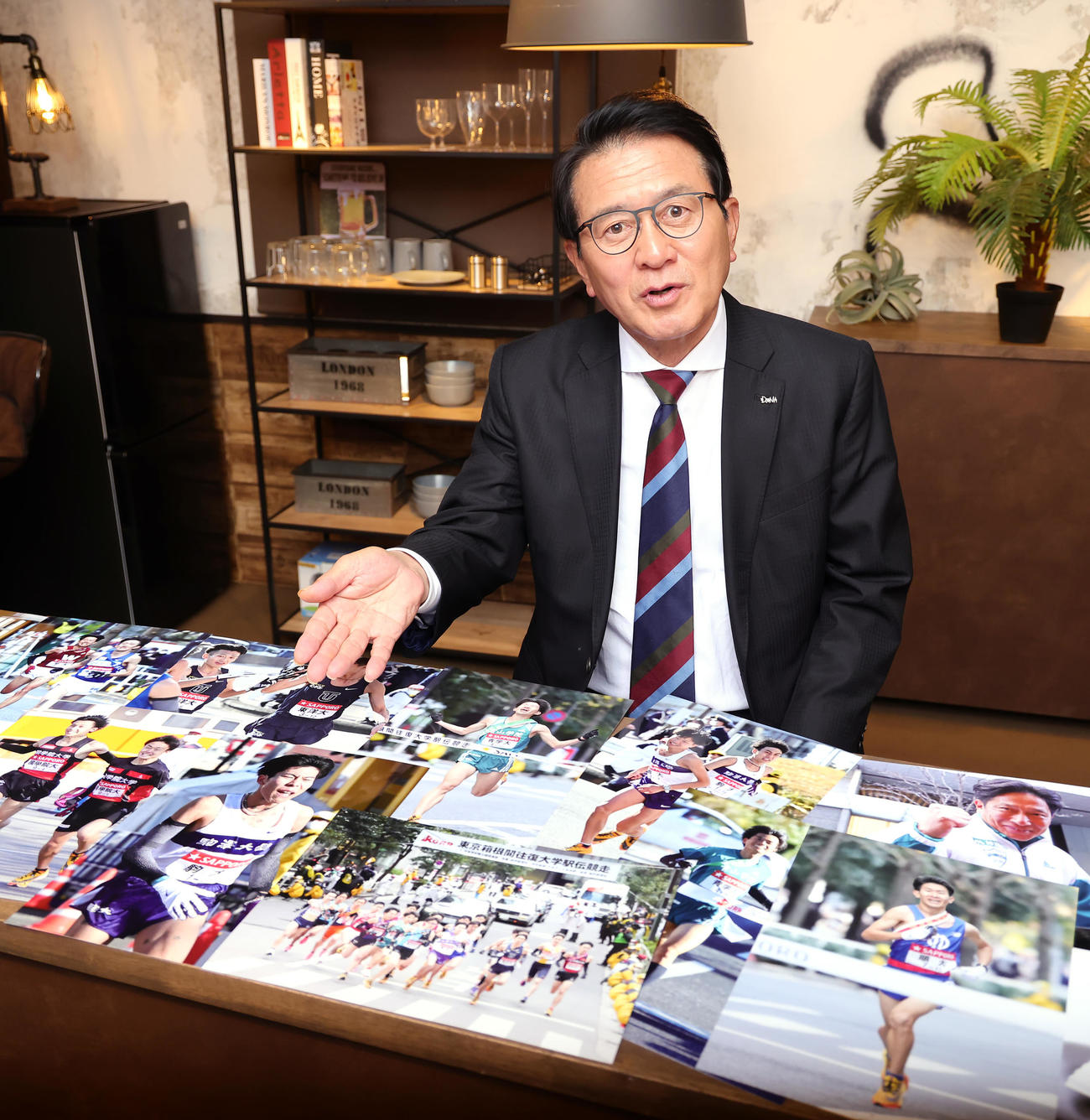 第99回箱根駅伝の注目ランナーに駒大・田沢をあげた日本陸連の瀬古副会長（撮影・足立雅史）