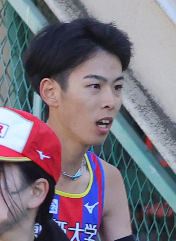 第99回箱根駅伝　創価大1区の横山（撮影・野上伸悟）