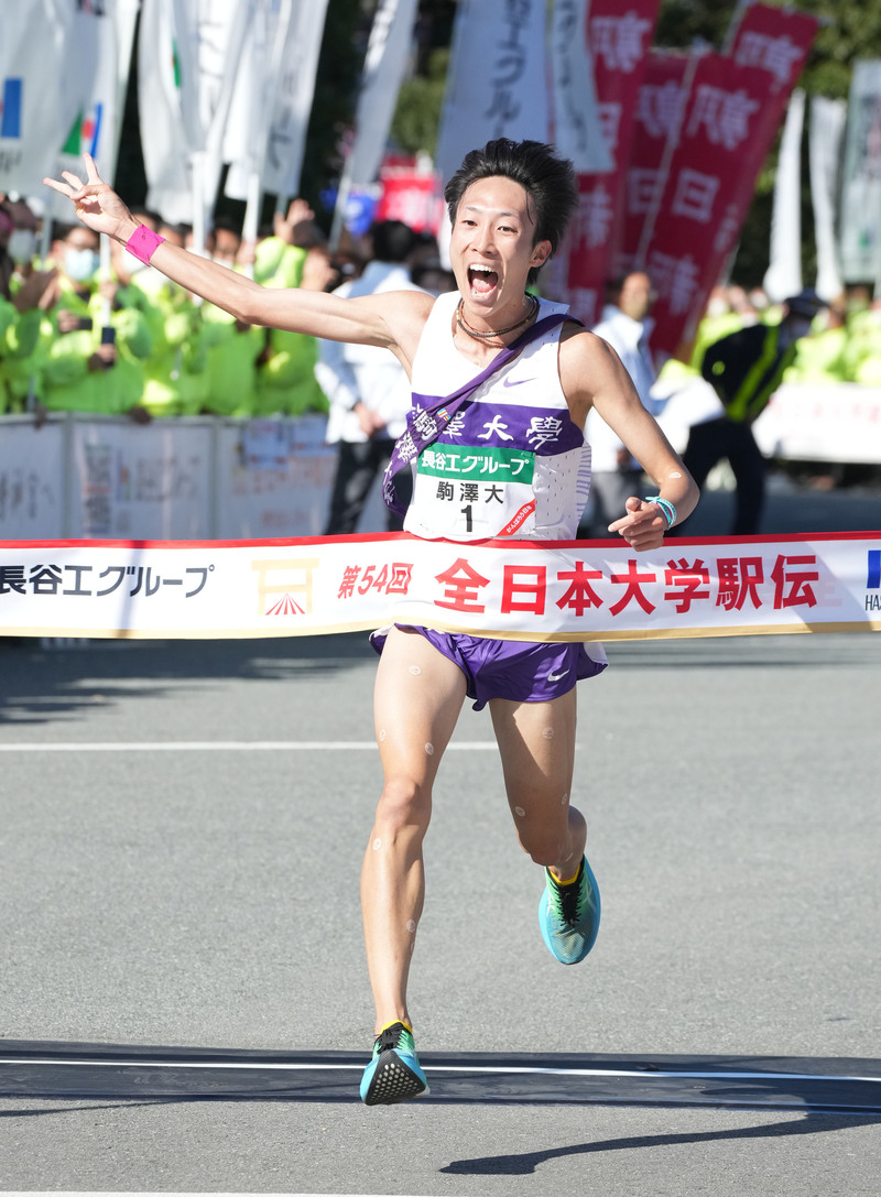 駒大・花尾恭輔（2022年11月6日）