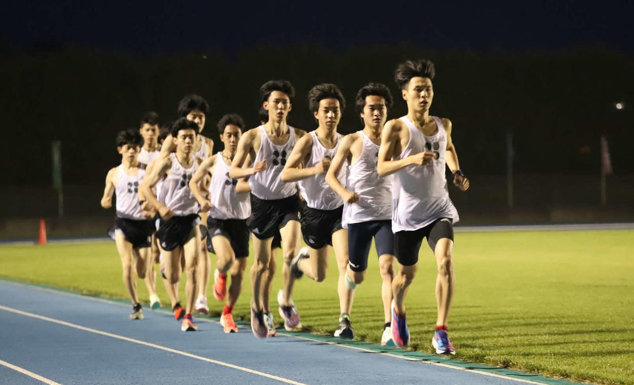 練習を積む札幌学院大の選手たち（札幌学院大提供）