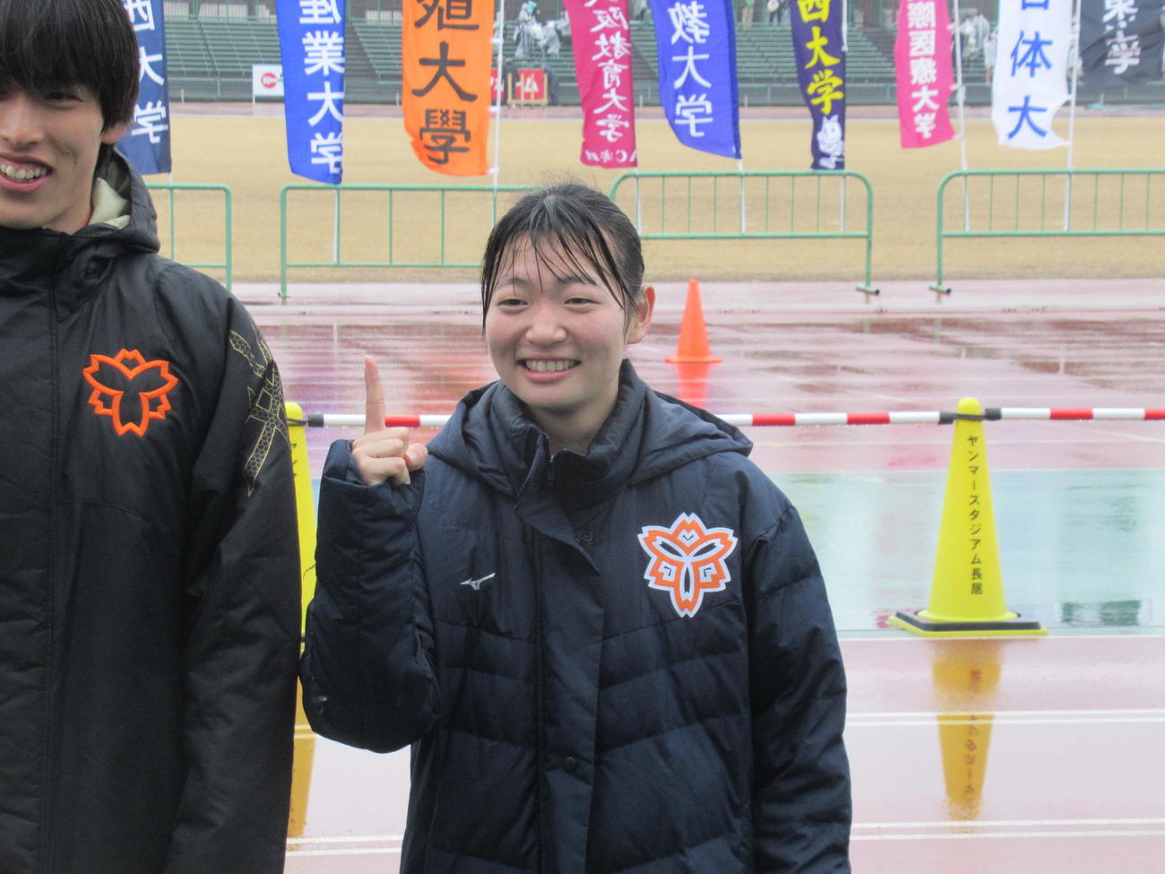 最終6区で逆転優勝をよんだ日体大アンカーの尾方唯莉（撮影・益田一弘）