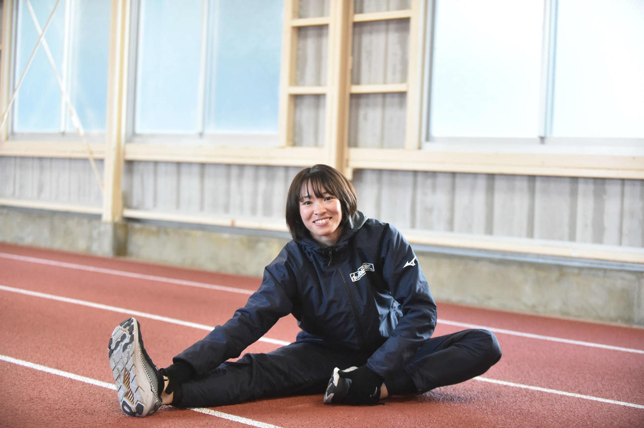 陸上ブリスベン・トラック・クラシックの女子800メートルに出場する新潟RC・広田有紀。今春から研修医として勤務し、競技との二刀流が始まる