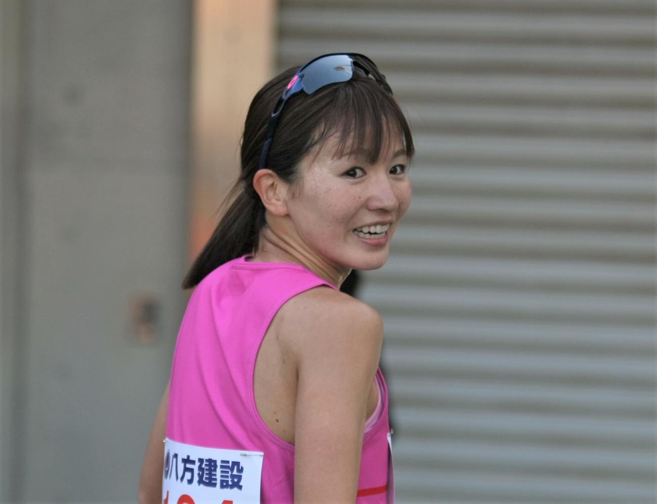 金栗記念選抜中長距離大会の女子5000メートルで2位となった前田（撮影・藤塚大輔）