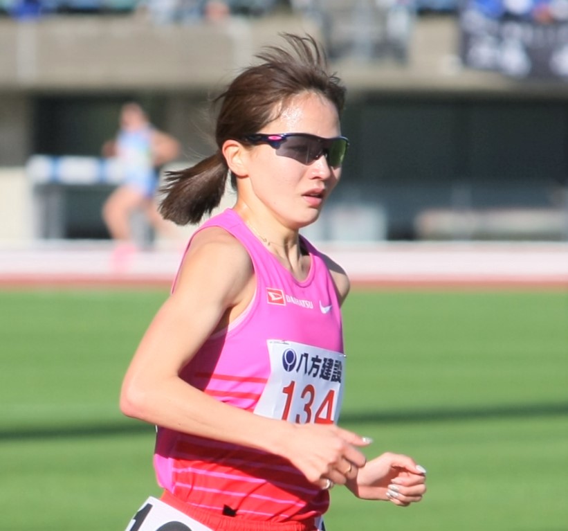 金栗記念選抜中長距離大会の女子5000メートルで2位となった前田（撮影・藤塚大輔）