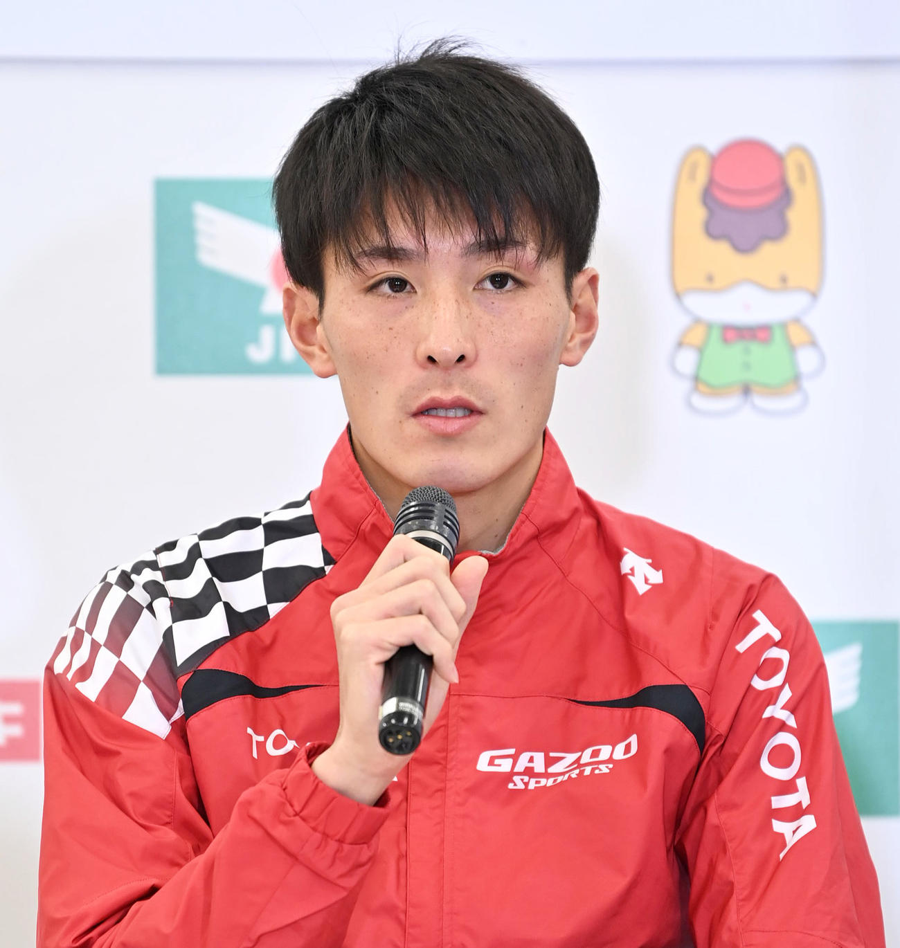 服部勇馬（2021年12月30日撮影）