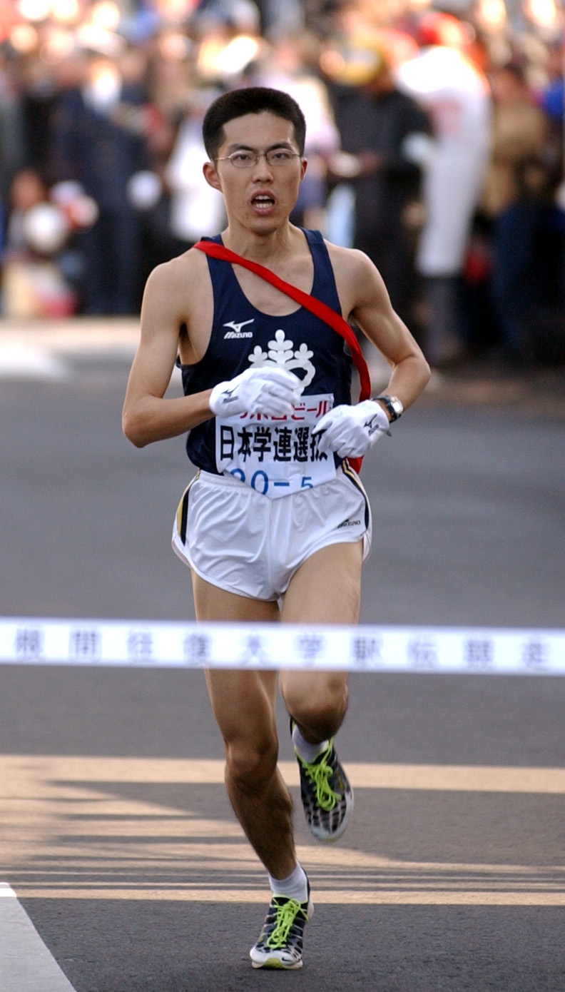 04年1月、日本学連選抜5区で区間賞を獲得した筑波大・鐘ケ江