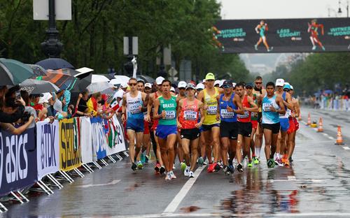 世界陸上　2時間遅れでスタートした20km競歩決勝 （ロイター）