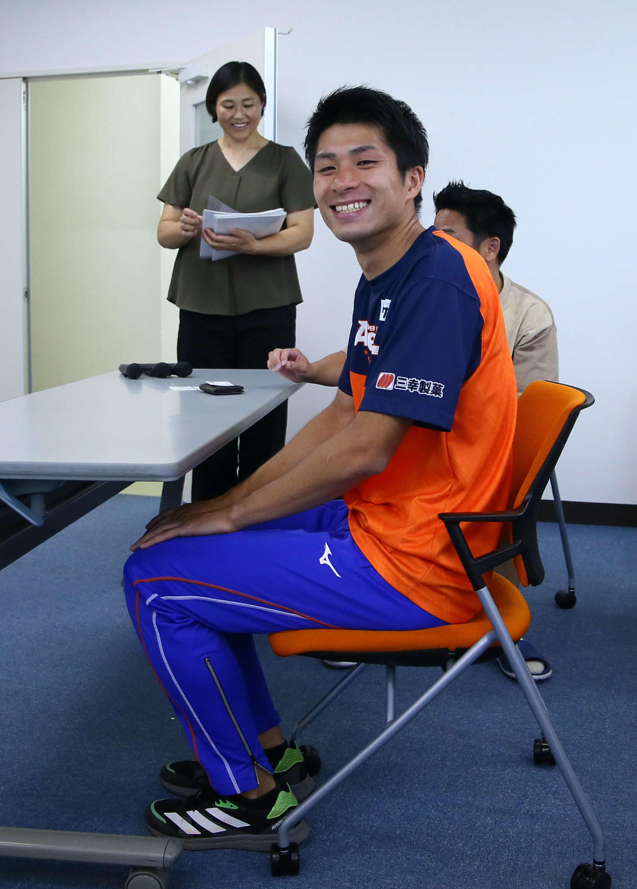 初の世界陸上へ喜びいっぱいの長谷川