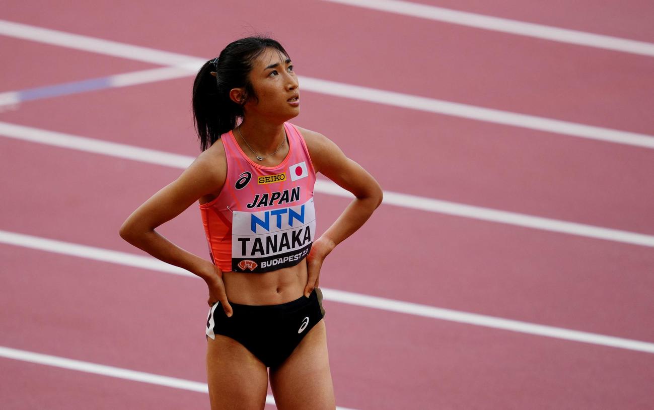 女子1500メートル予選　準決勝進出した田中希実（ロイター）
