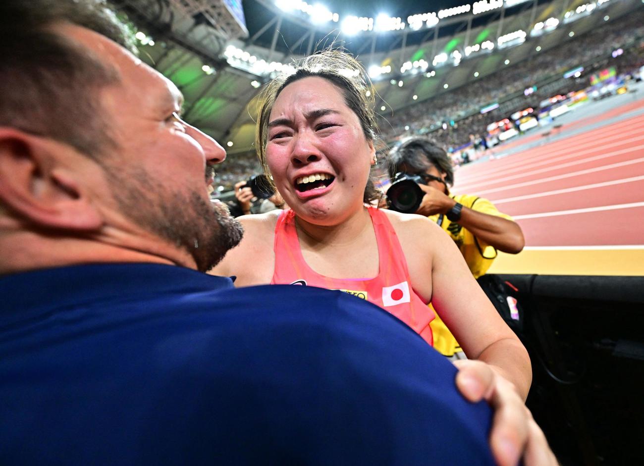 金メダルを獲得した北口榛花（ロイター）