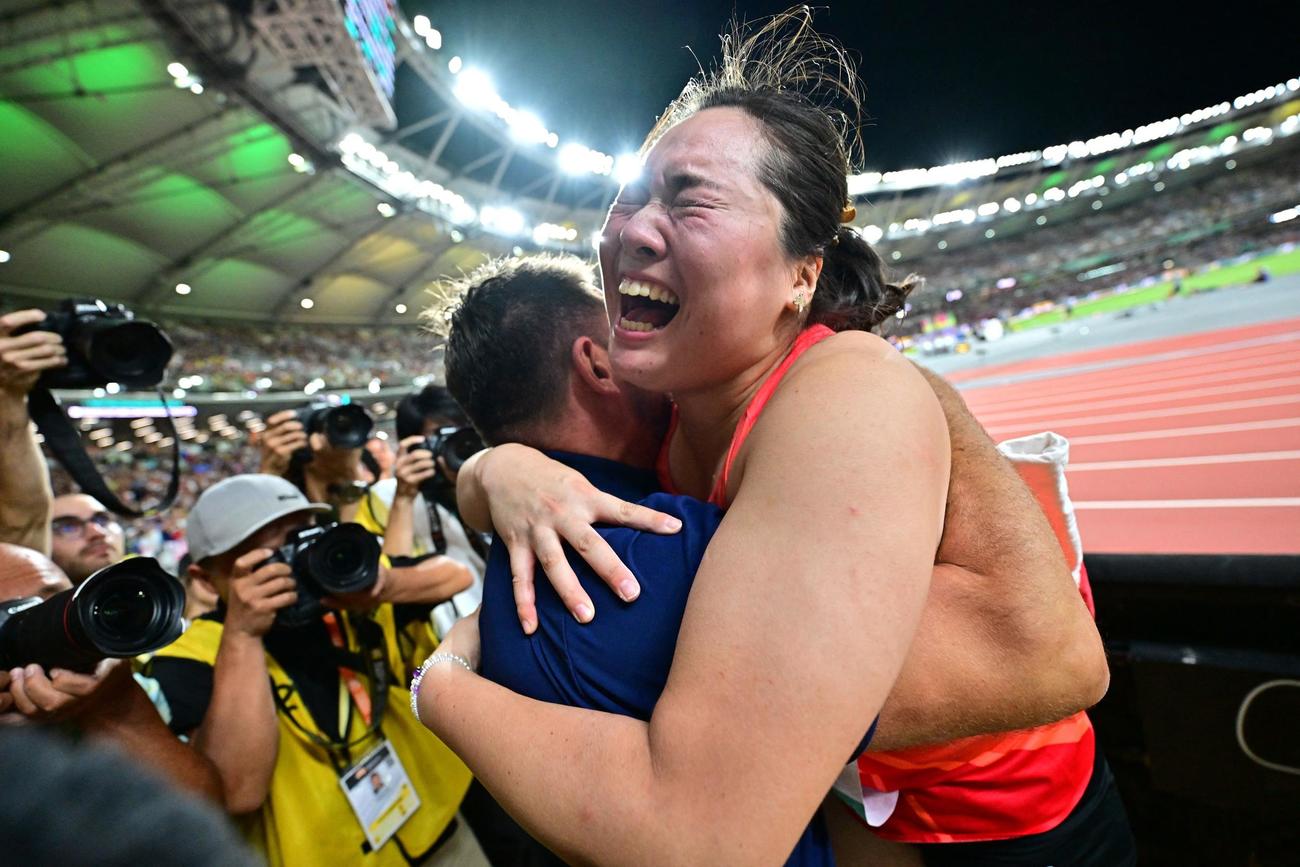 金メダルを獲得した北口榛花（ロイター）