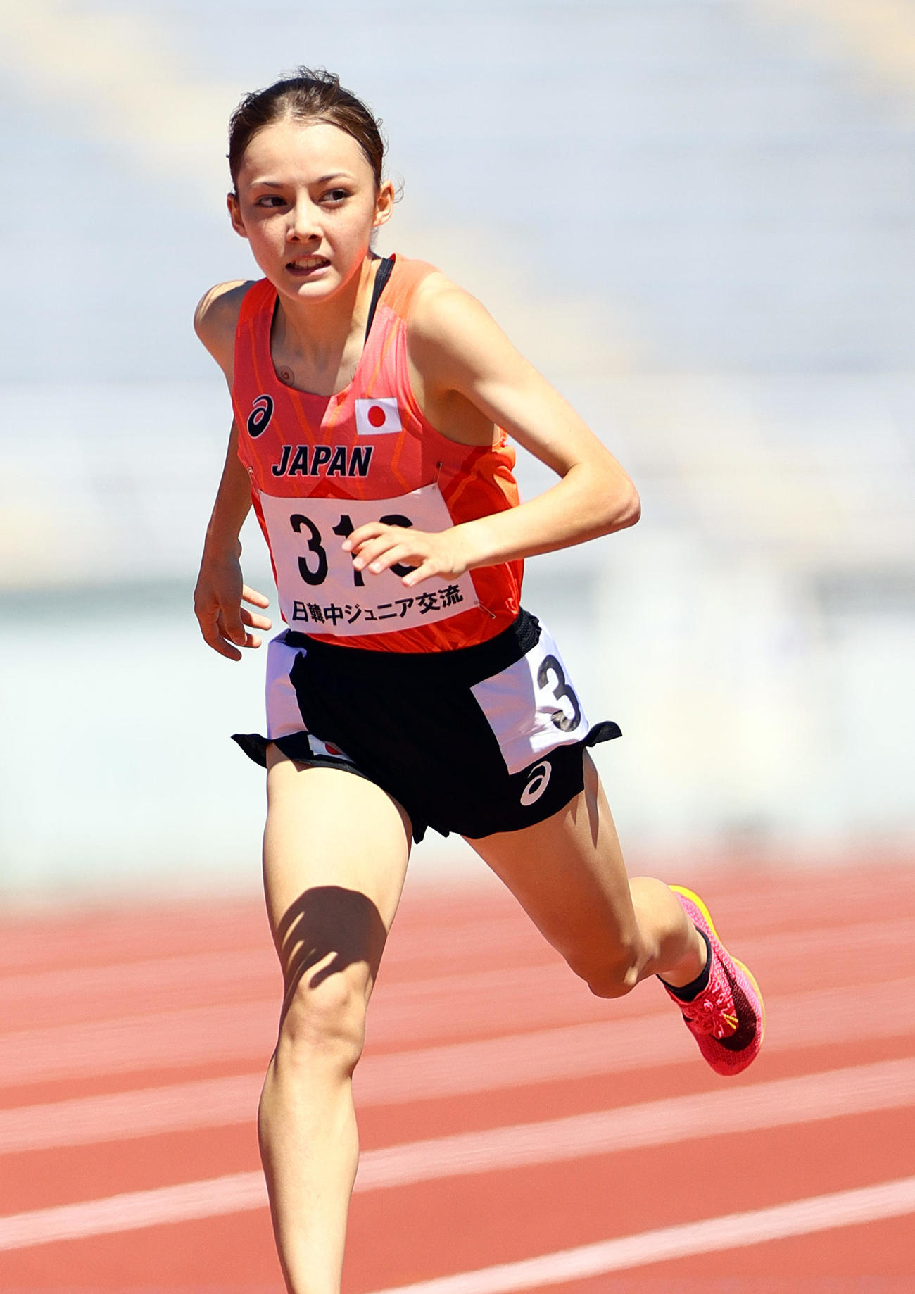 女子1500メートルで優勝したドルーリー朱瑛里（撮影・上山淳一）