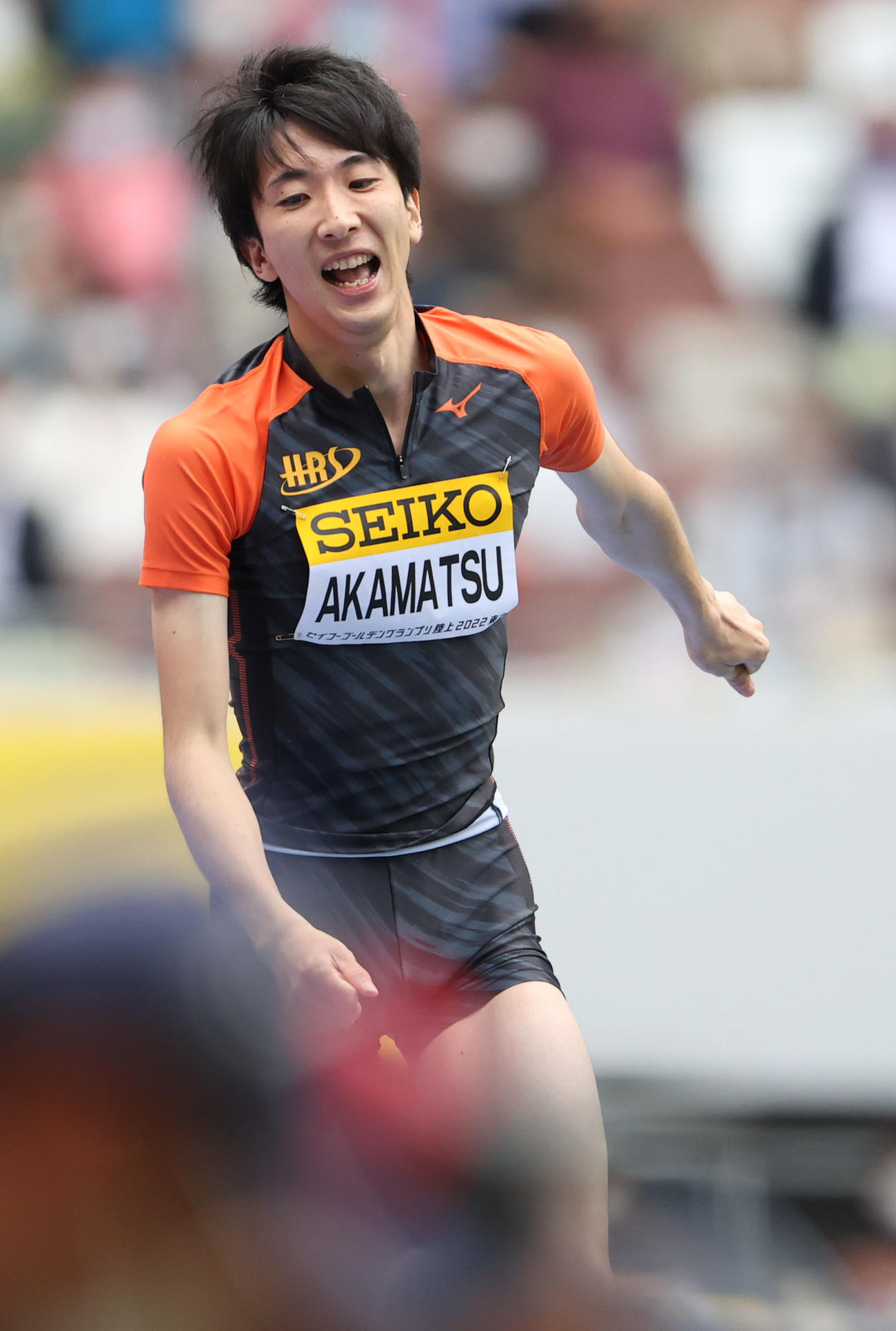 男子高跳びの赤松諒一（22年5月撮影）