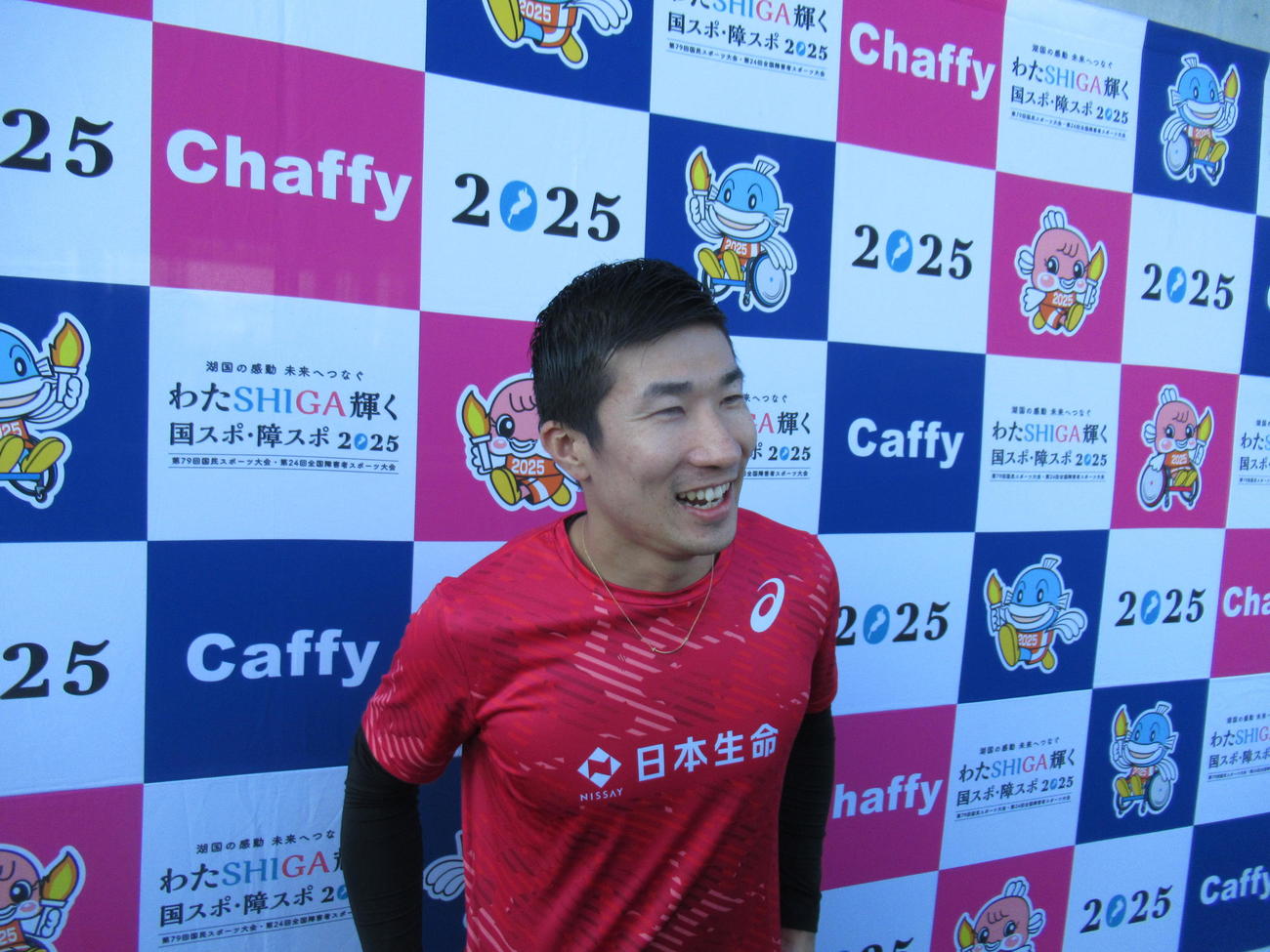 桐生祥秀は地元の滋賀・彦根で50メートルに特化したイベント「Sprint 50 Challenge」を開催した（撮影・益田一弘）