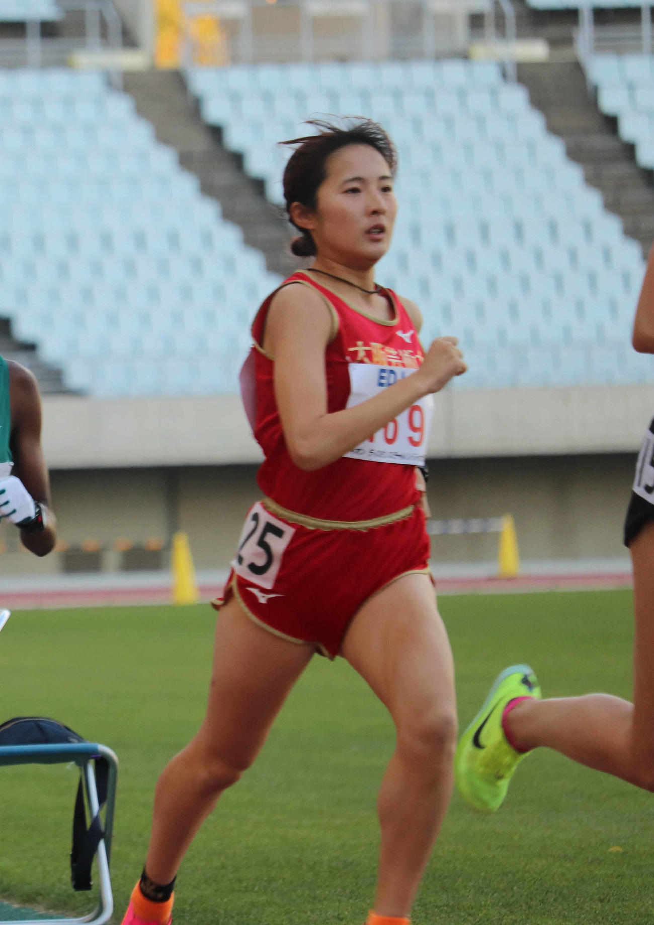 女子5000メートルに出場した北川星瑠（撮影・竹本穂乃加）