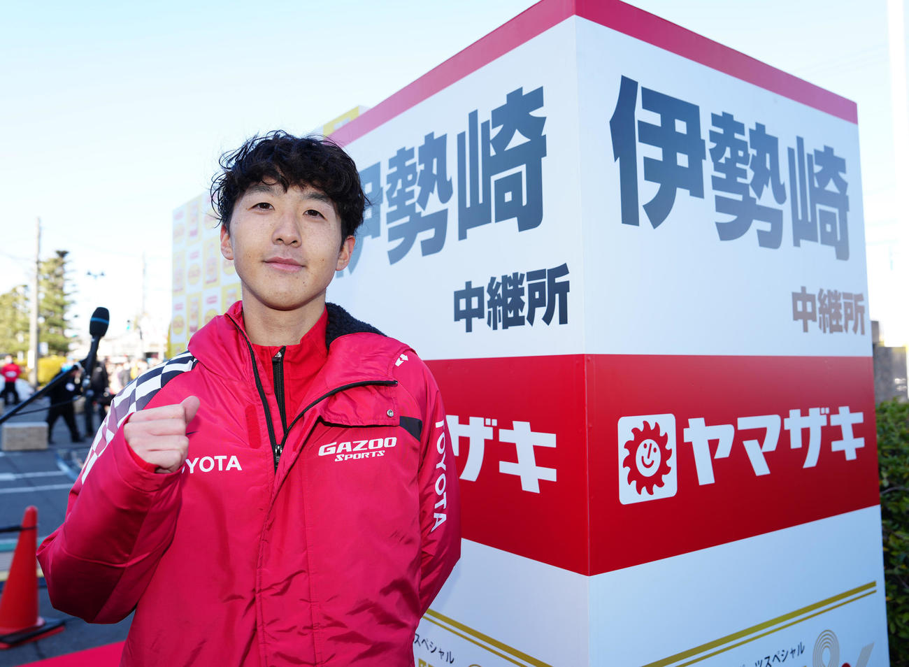 2区で区間賞を獲得したトヨタ自動車・太田（撮影・江口和貴）