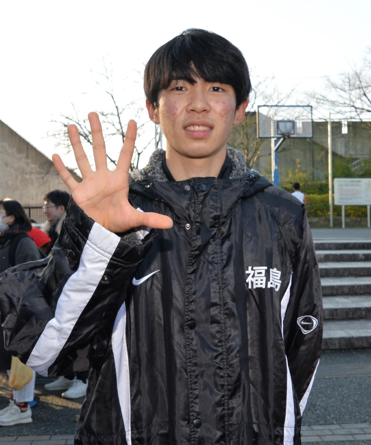1区10キロで29分6秒をマークし、区間5位に入った学法石川・増子陽
