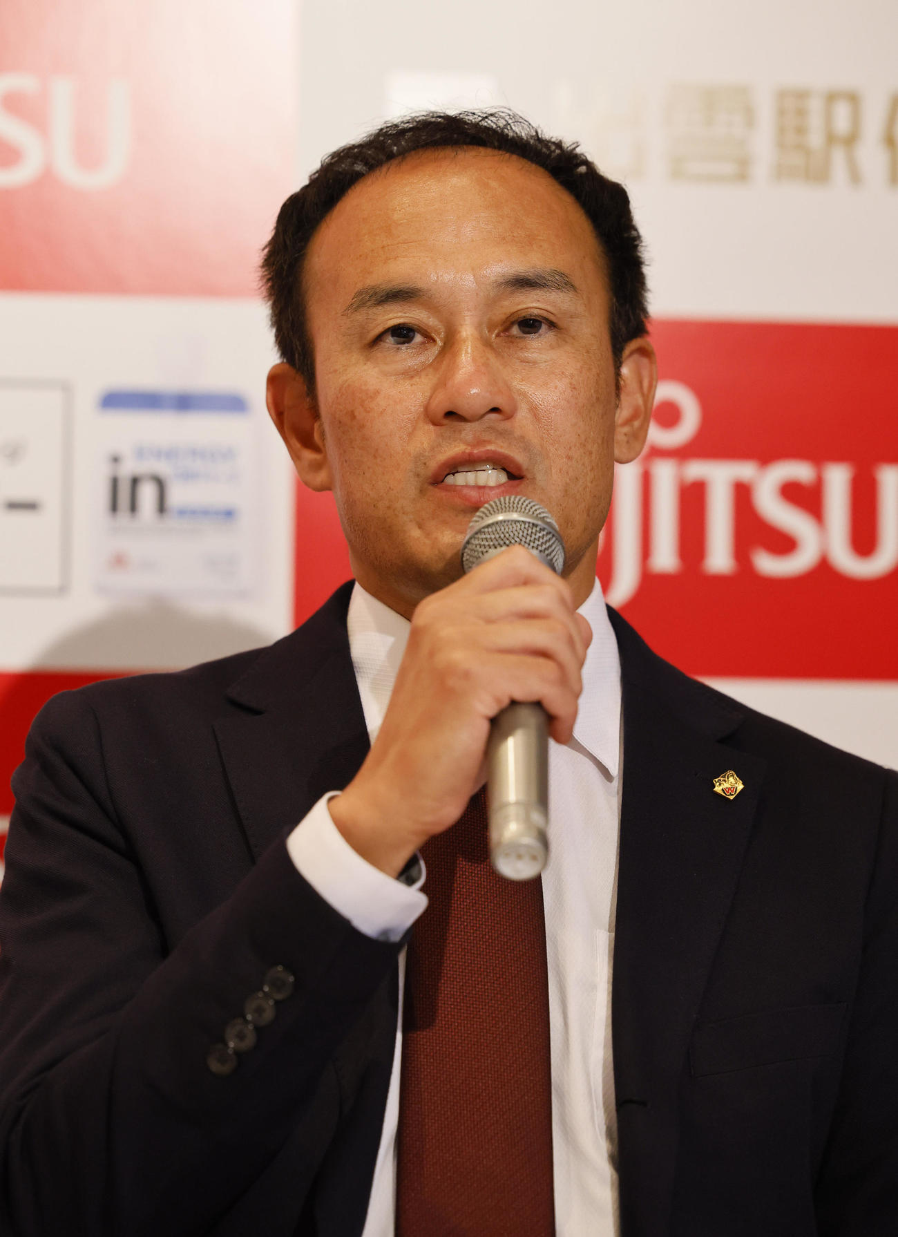 早大・花田監督（2023年10月8日撮影）