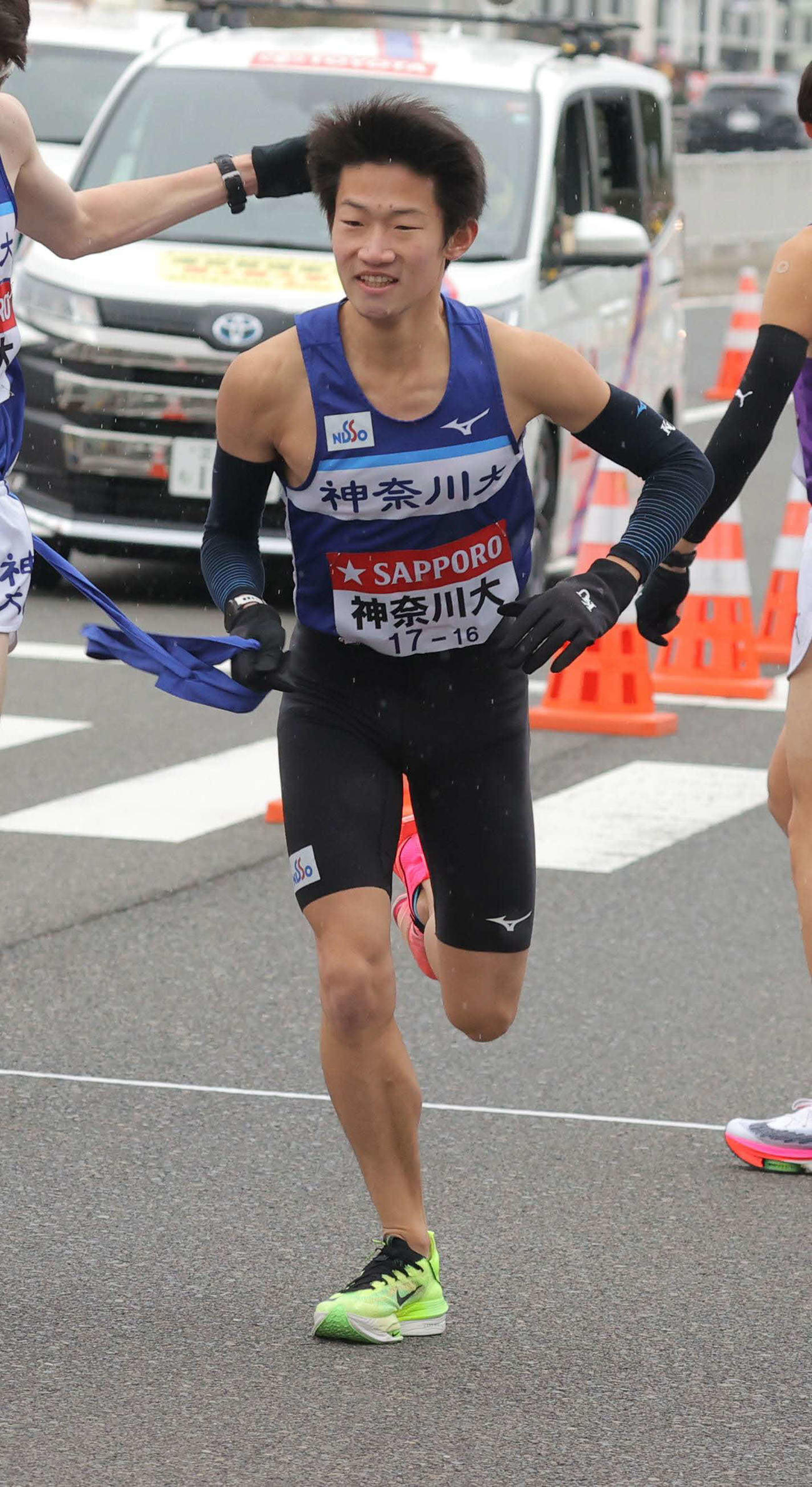 神奈川大4区の宮本（代表撮影）