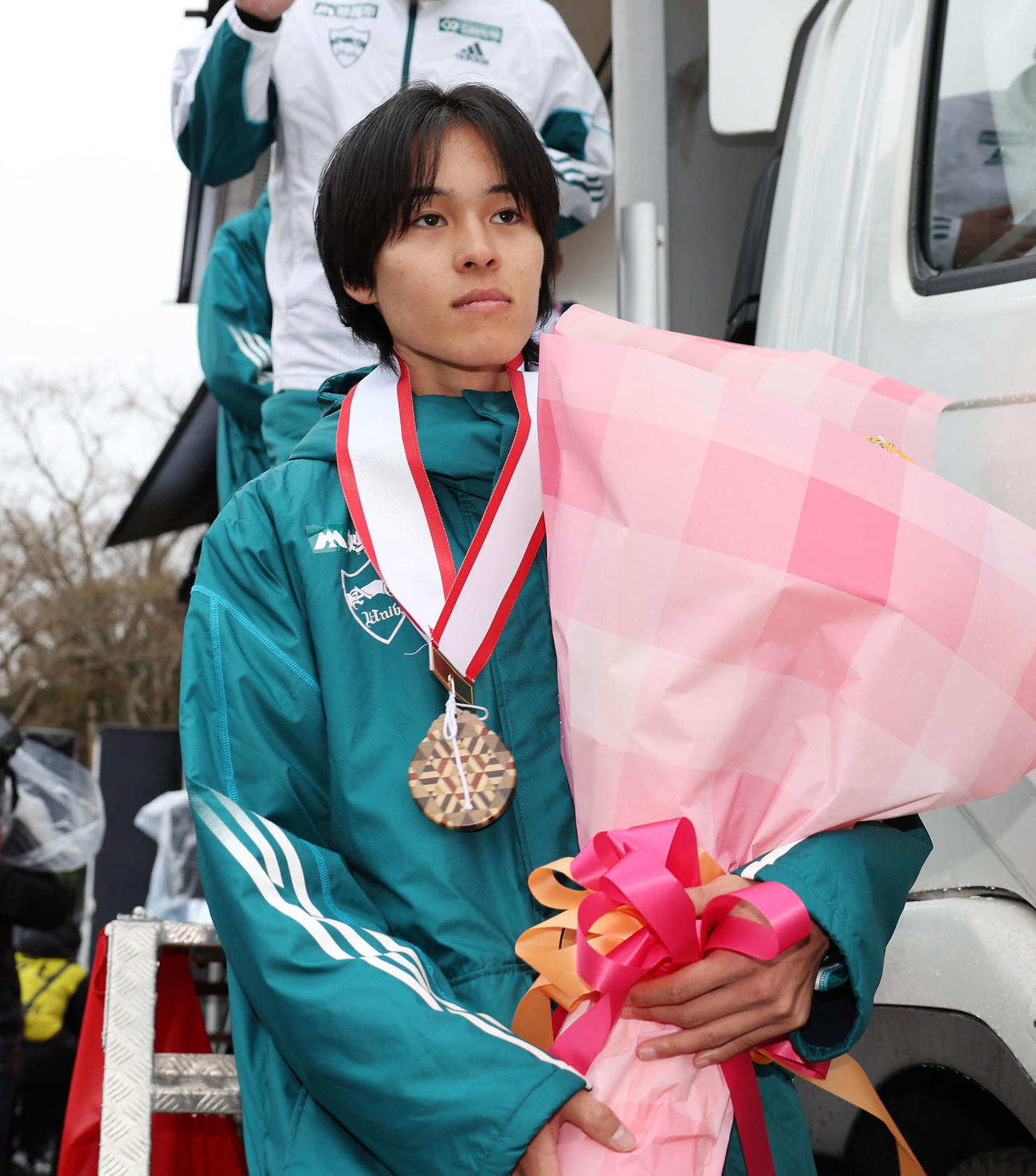 往路優勝した青学大3区太田（撮影・宮地輝）