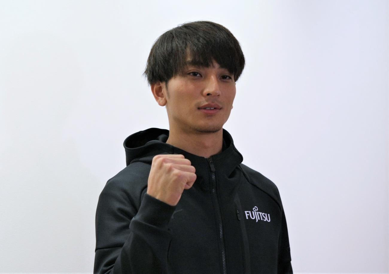 橋岡優輝（24年1月撮影）