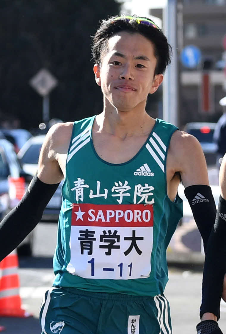 青学大時代の下田裕太（2018年1月3日撮影）