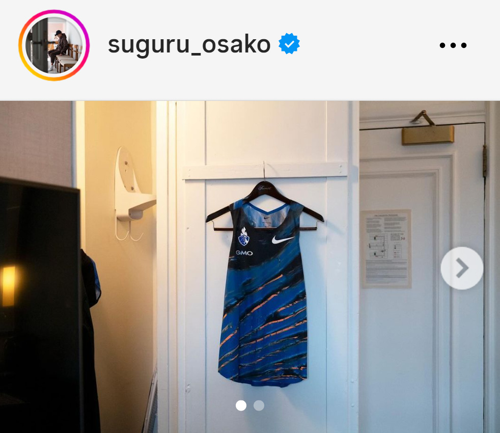 大迫傑のインスタグラムから