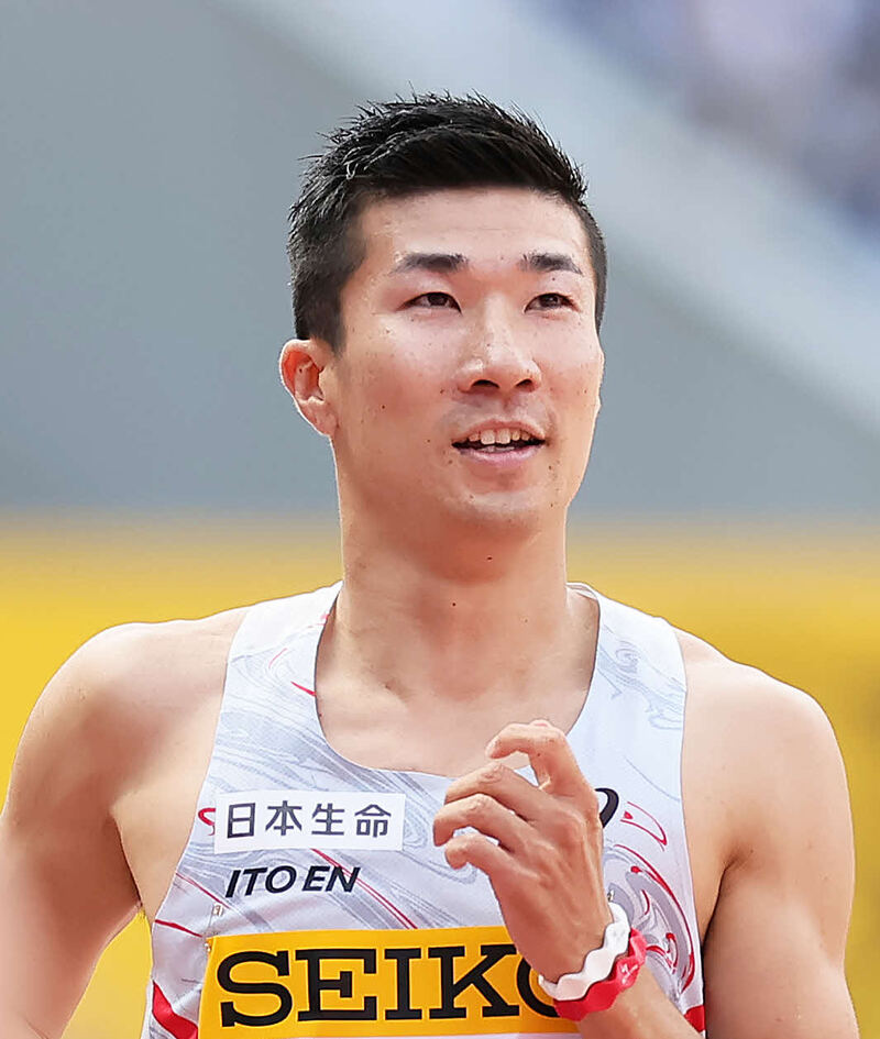 陸上男子短距離の桐生（2023年5月21日撮影）