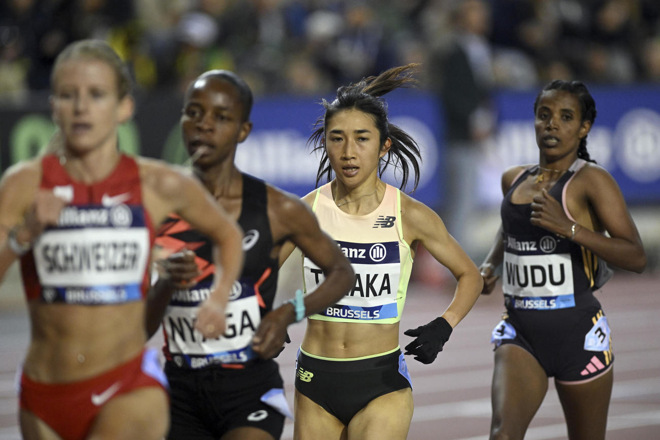 ダイヤモンドリーグ（DL）ファイナル　女子5000メートルに出場した田中希実（AP）