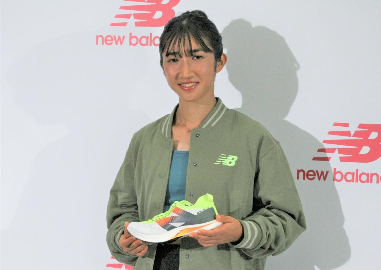 今季の報告会に出席した陸上女子中長距離の田中（撮影・藤塚大輔）