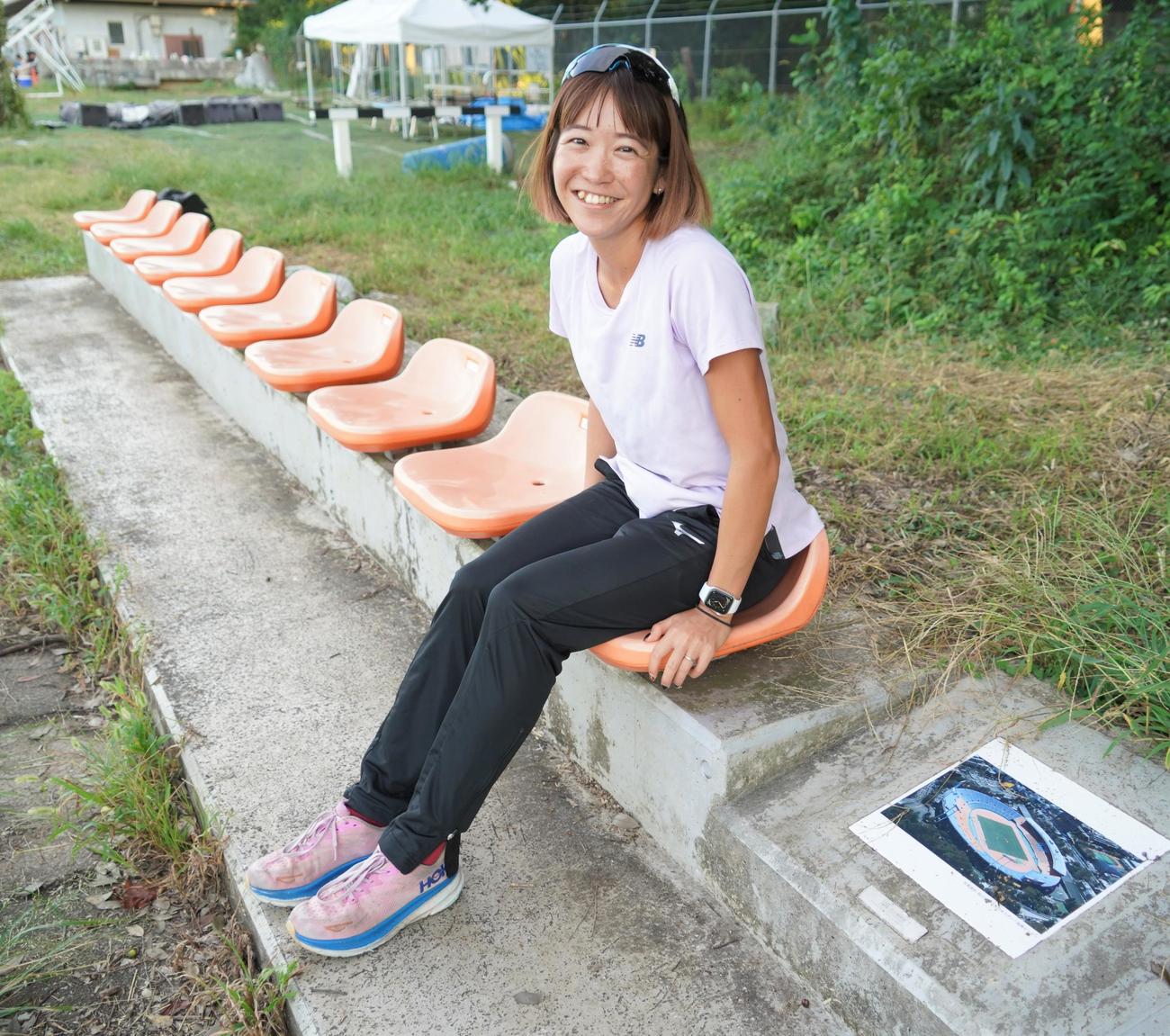 今季8年ぶりに自己ベストを更新した女子800メートルの山田はな（撮影・佐藤成）