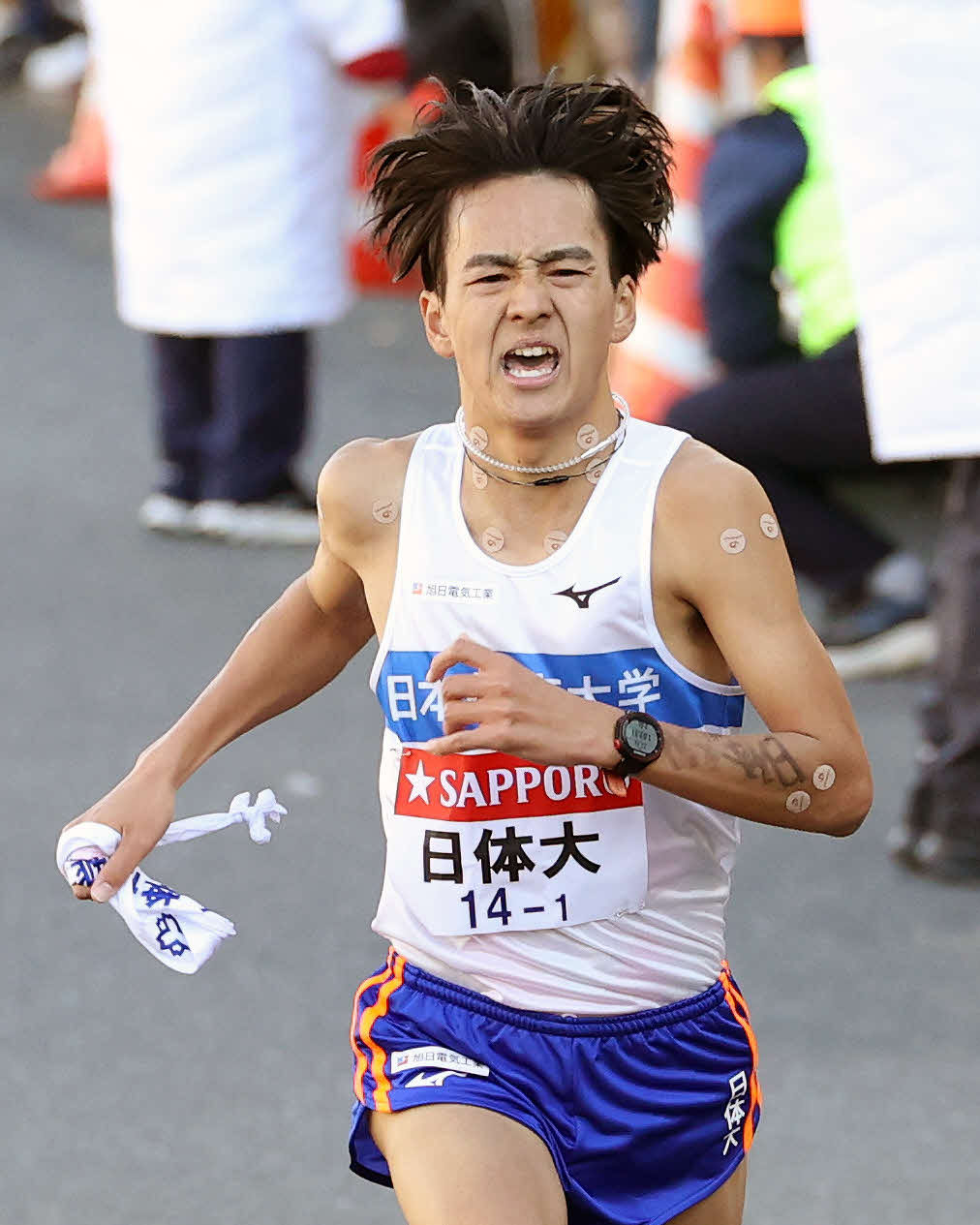 日体大・平島龍斗（2024年1月撮影）