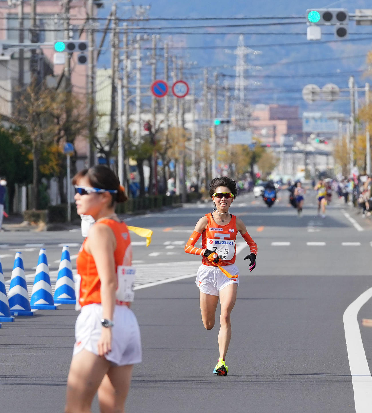 力走する拓大5区不破（撮影・垰建太）