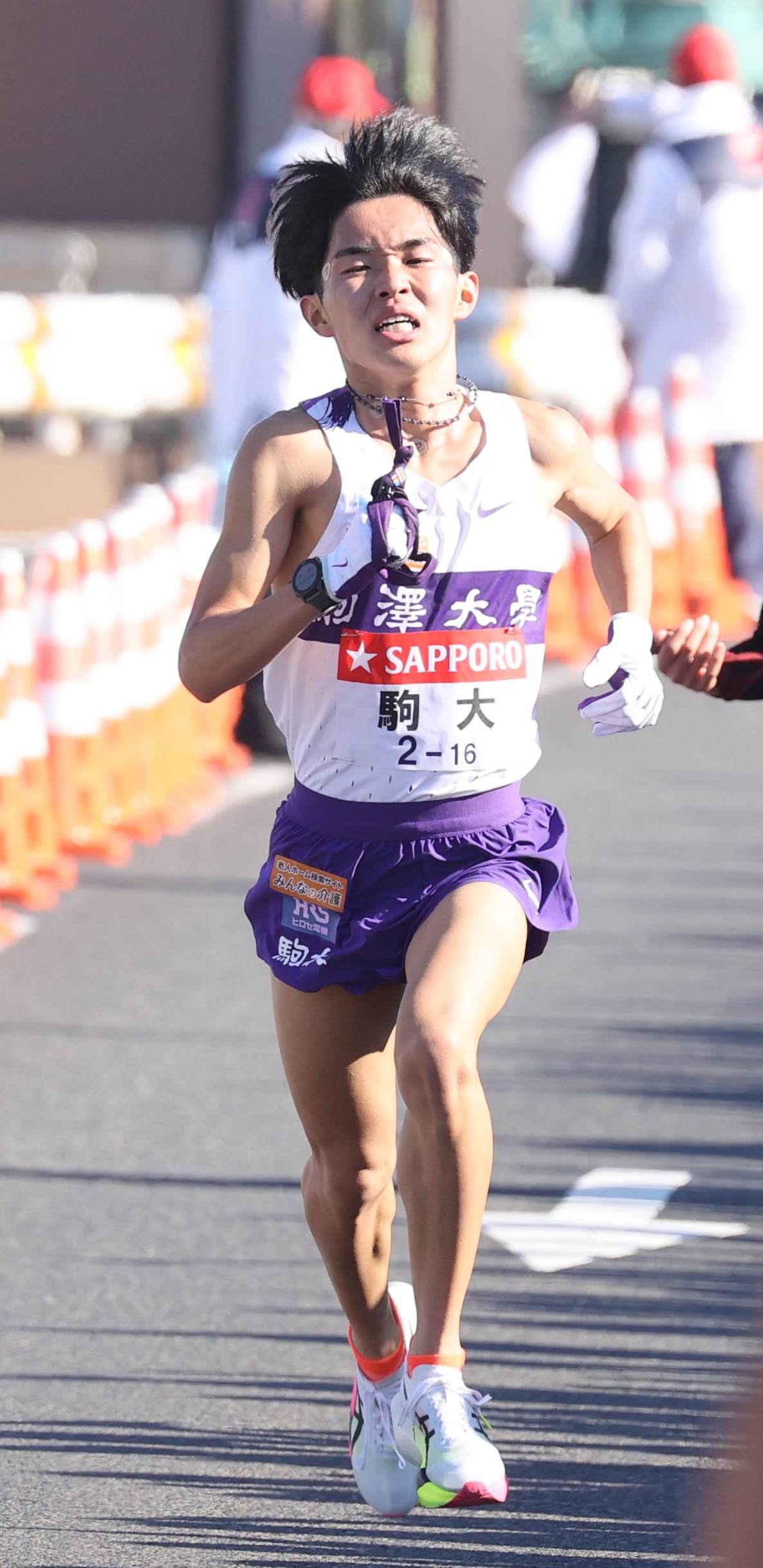 駒大3区の谷中晴（代表撮影）
