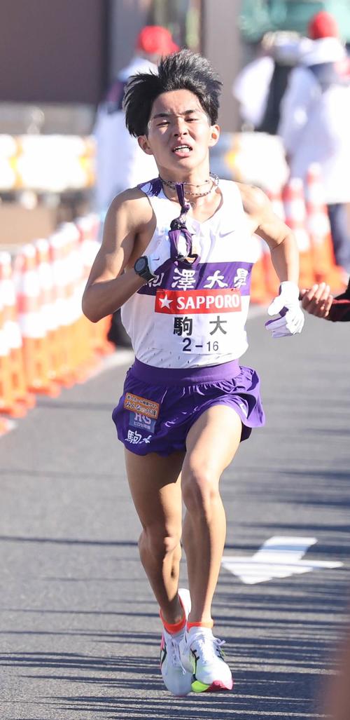 駒大3区の谷中晴（代表撮影）