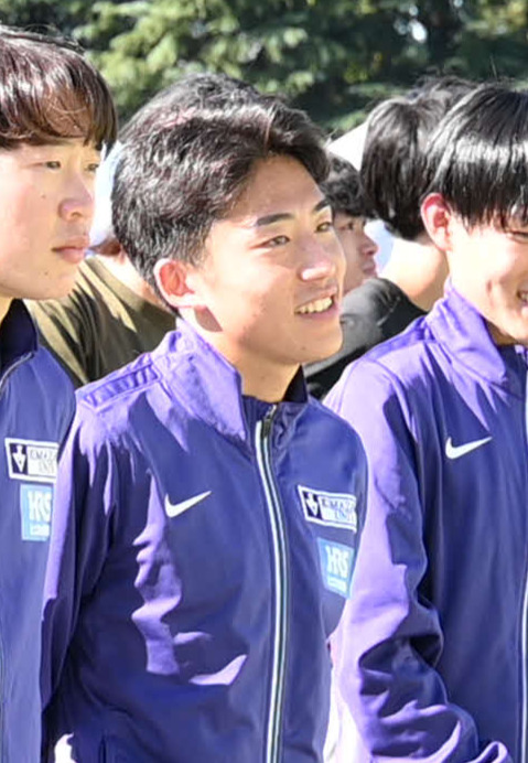 上尾シティハーフマラソン男子大学の部　3位村上響（2024年11月撮影）