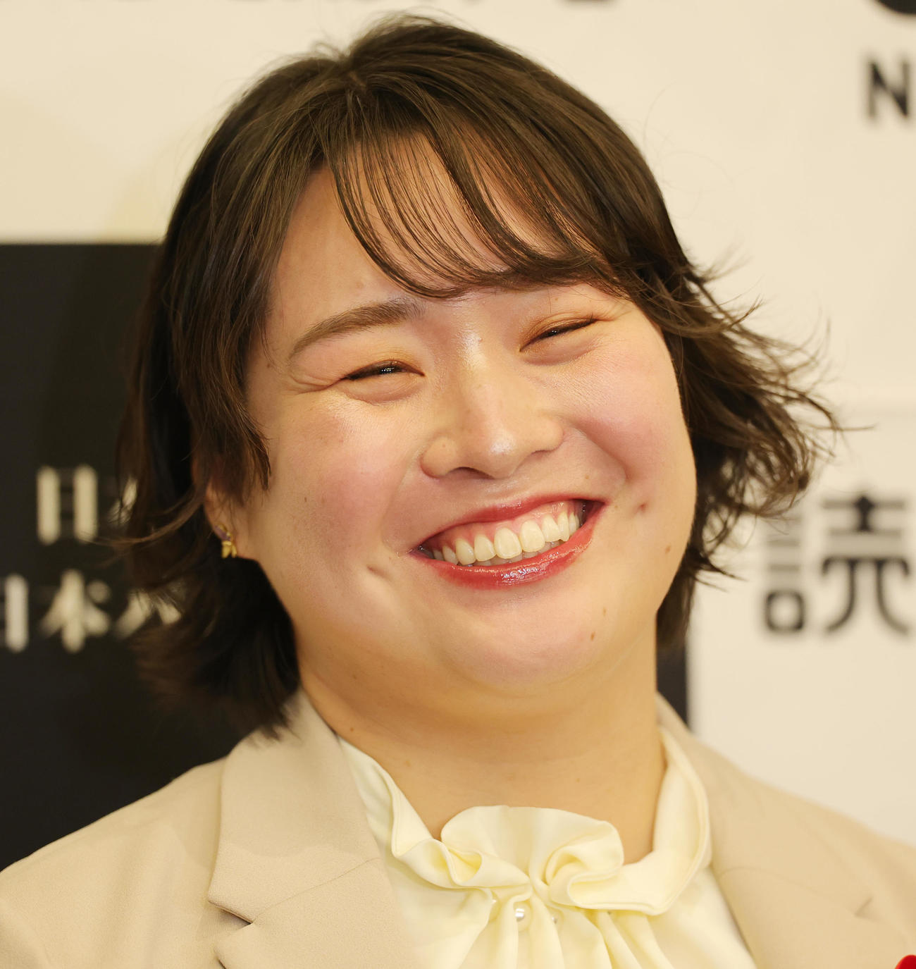 日本スポーツ賞の大賞を受賞した陸上やり投げの北口（撮影・野上伸悟）