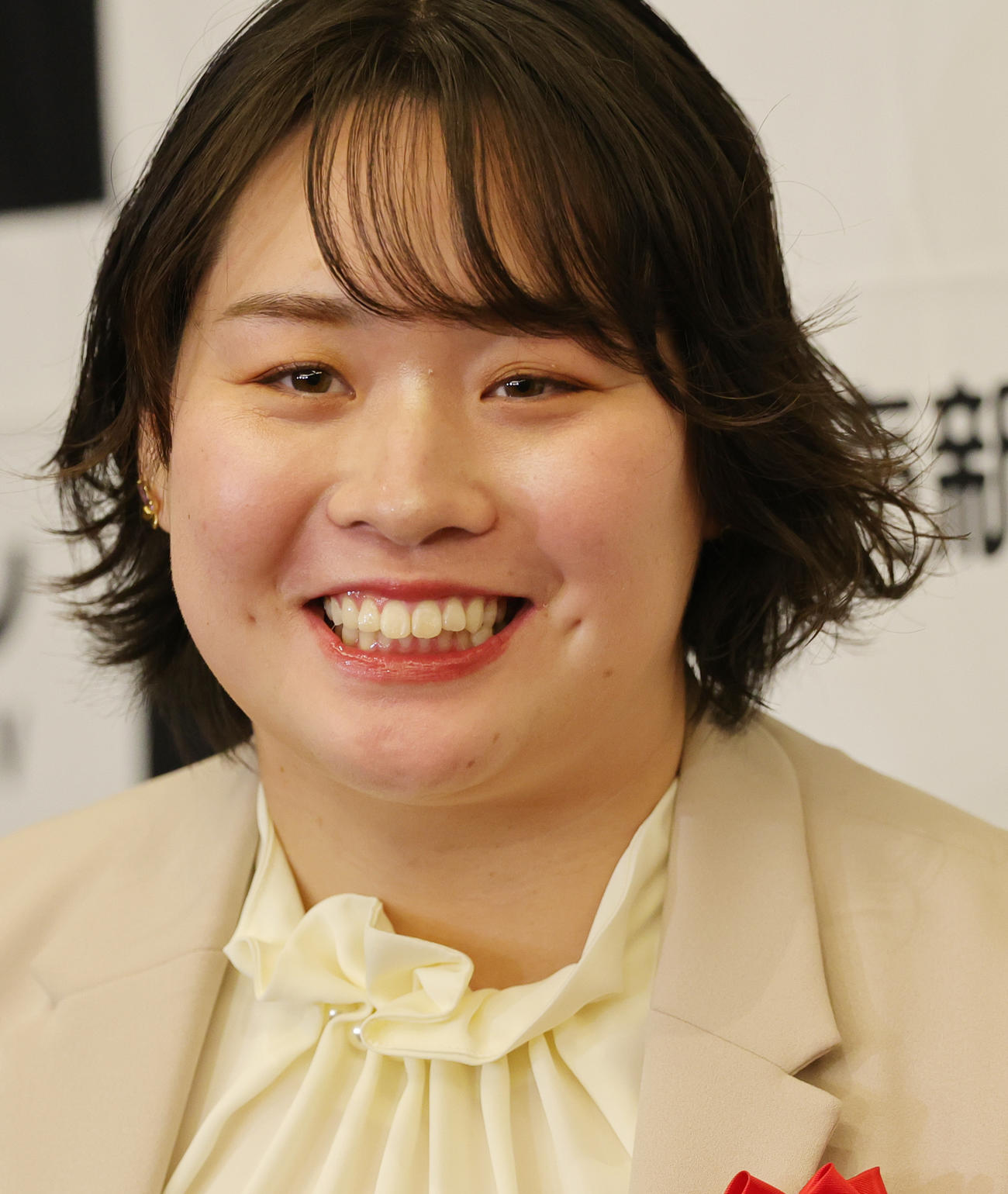 日本スポーツ賞の大賞を受賞した陸上やり投げの北口（撮影・野上伸悟）