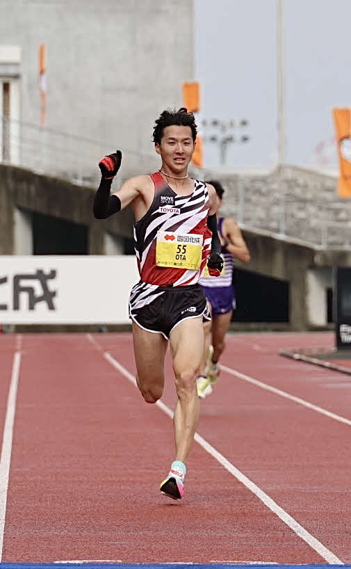 日本新記録をマークした太田