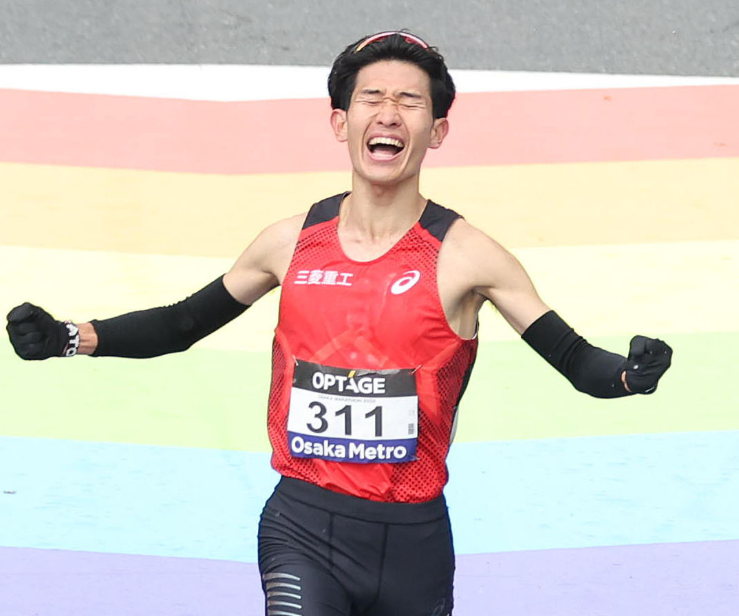 日本人トップゴールする近藤亮太（撮影・白石智彦）