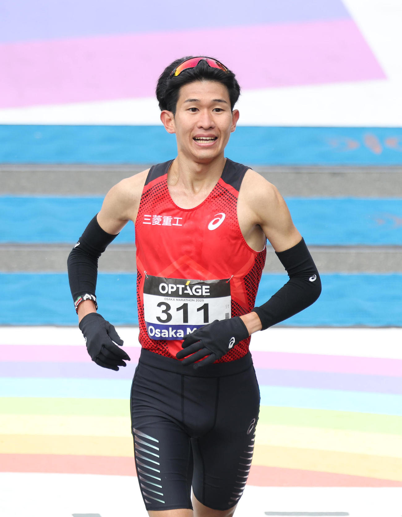 ゴールする近藤亮太（撮影・白石智彦）