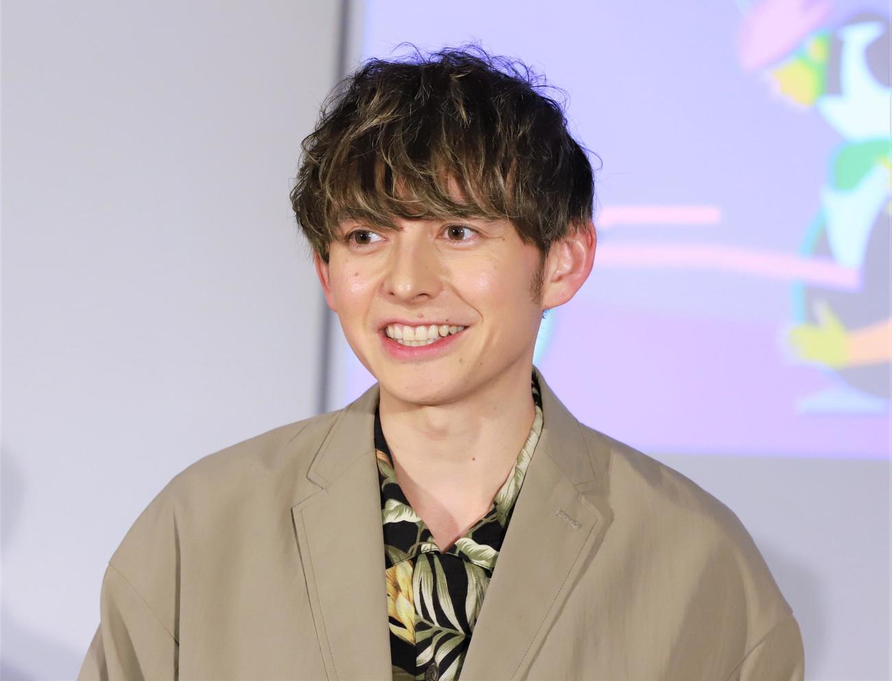 陸上世界選手権イベントに登壇したハリー杉山（撮影・藤塚大輔）